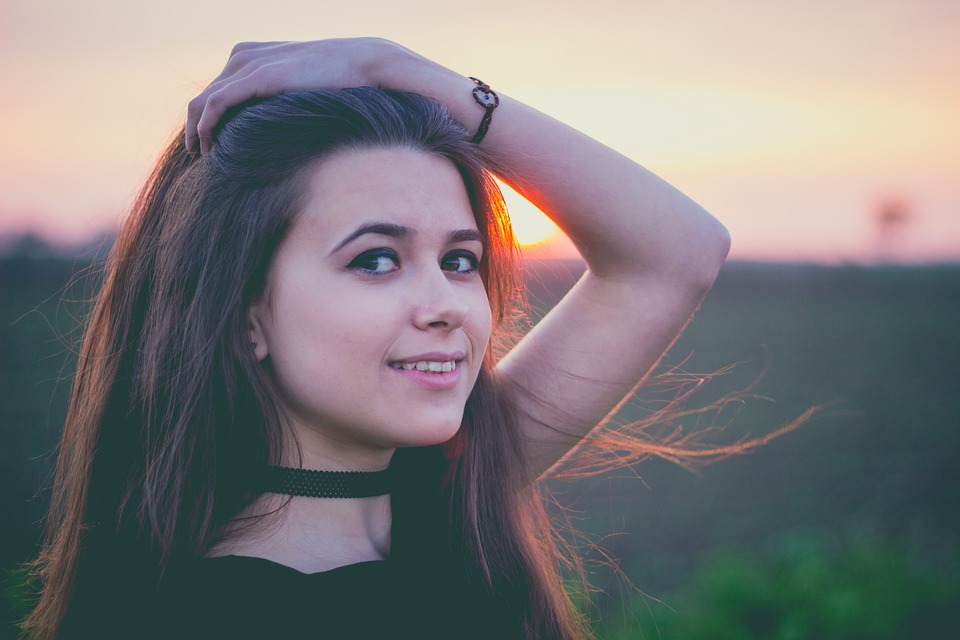 woman posing