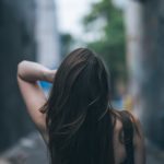 woman with long hair