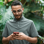 using phone